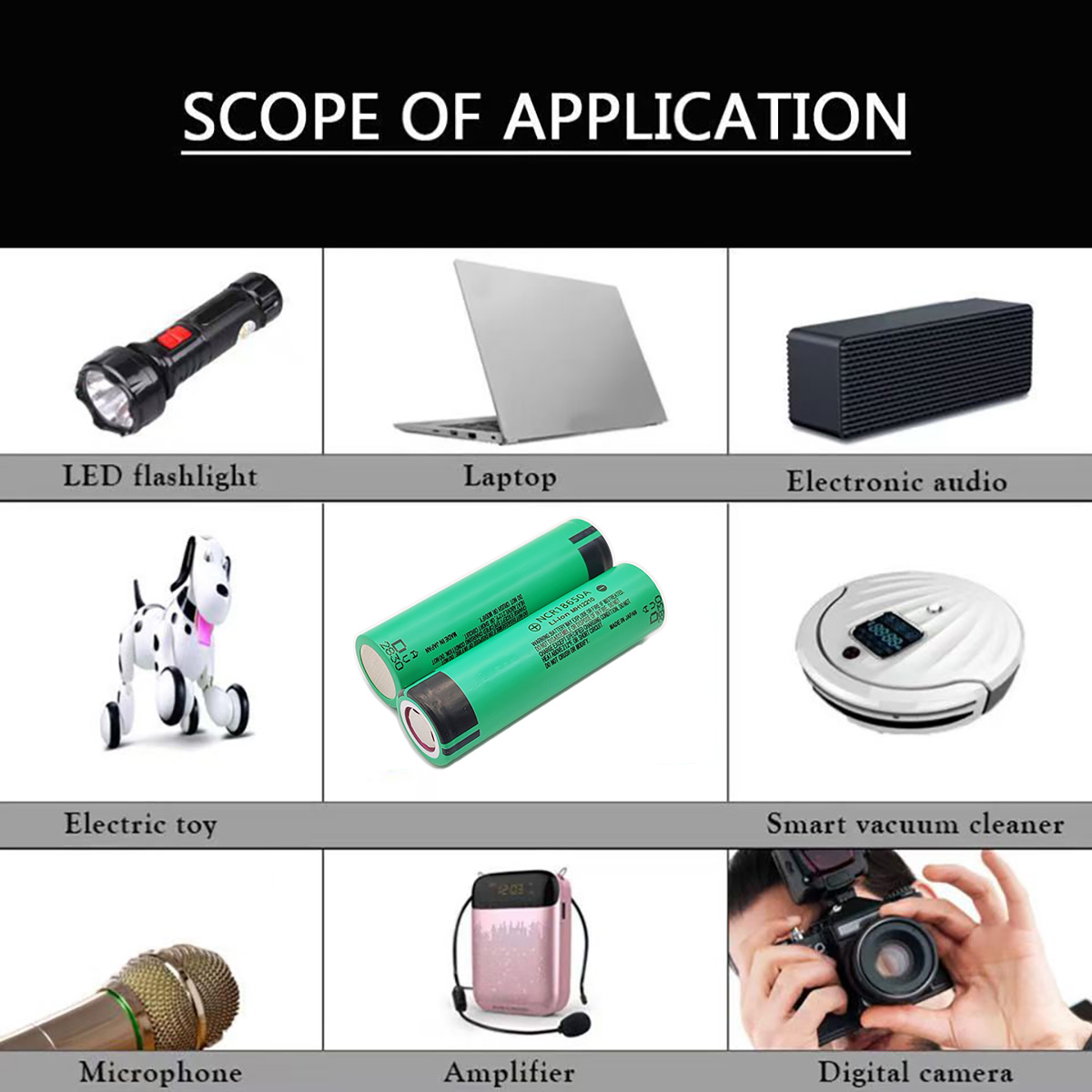 Electronics And Gadgets Ce - 18650 Pil 3.7V 3000MAH Yüksek Kapasiteli