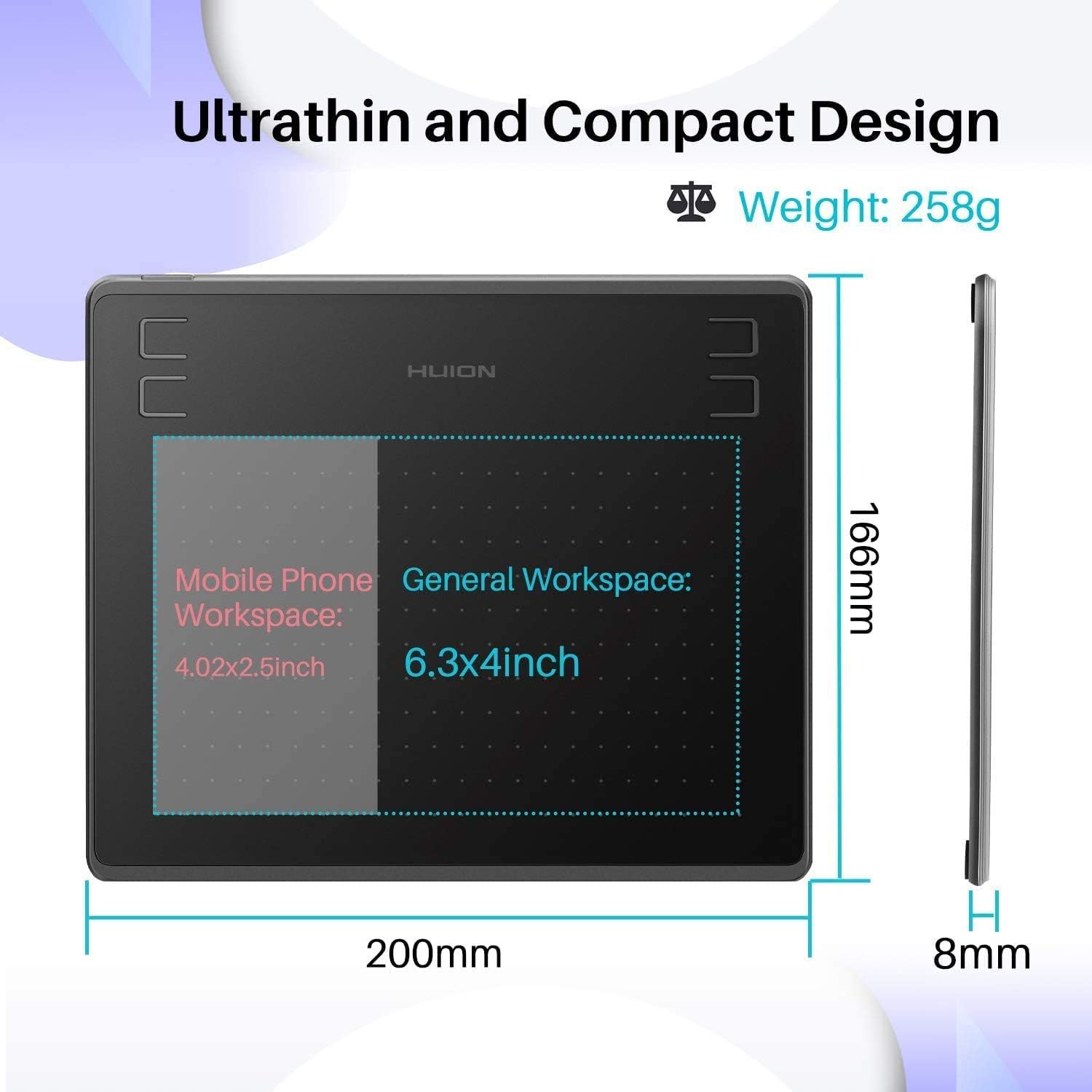 HUION HS64 Grafik Tablet 6 Inç - Smart Pen Digital incelemesi ve fiyatı