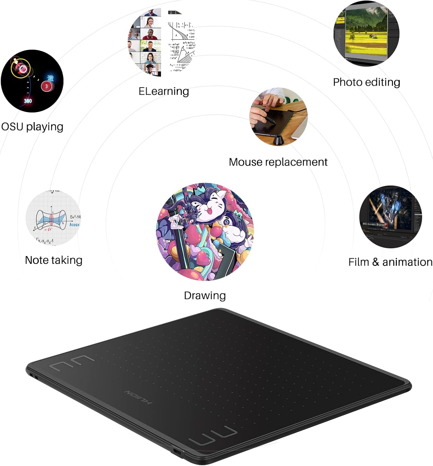 HUION HS64 Grafik Tablet 6 Inç - Smart Pen Digital incelemesi ve fiyatı